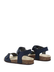 Sandali con strappi Blu Docksteps