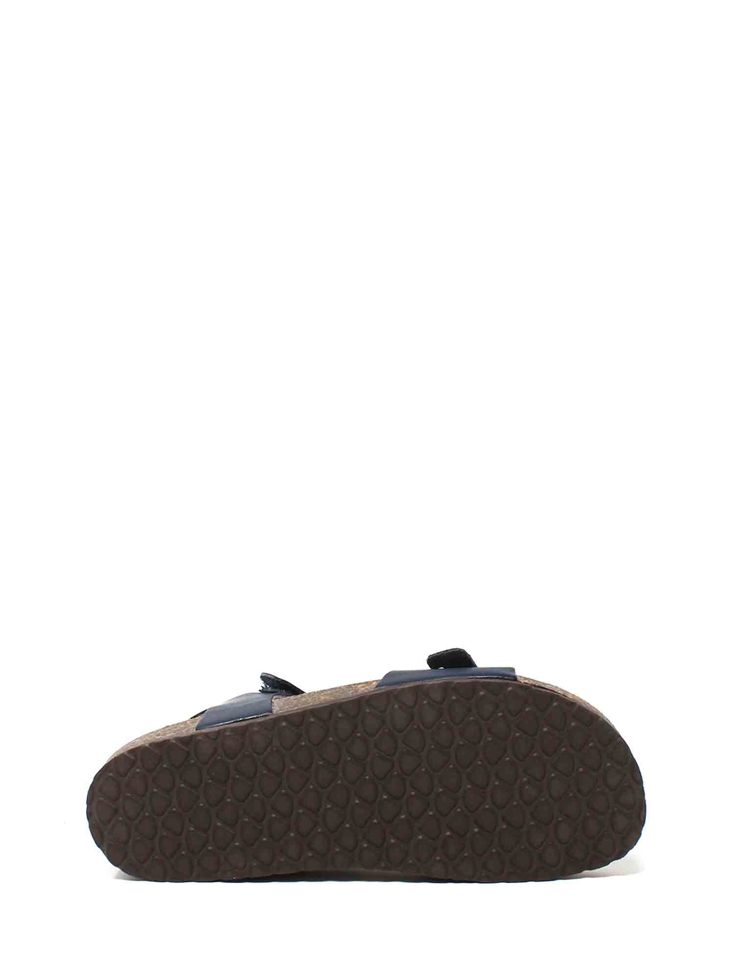 Sandali con strappi Blu Docksteps