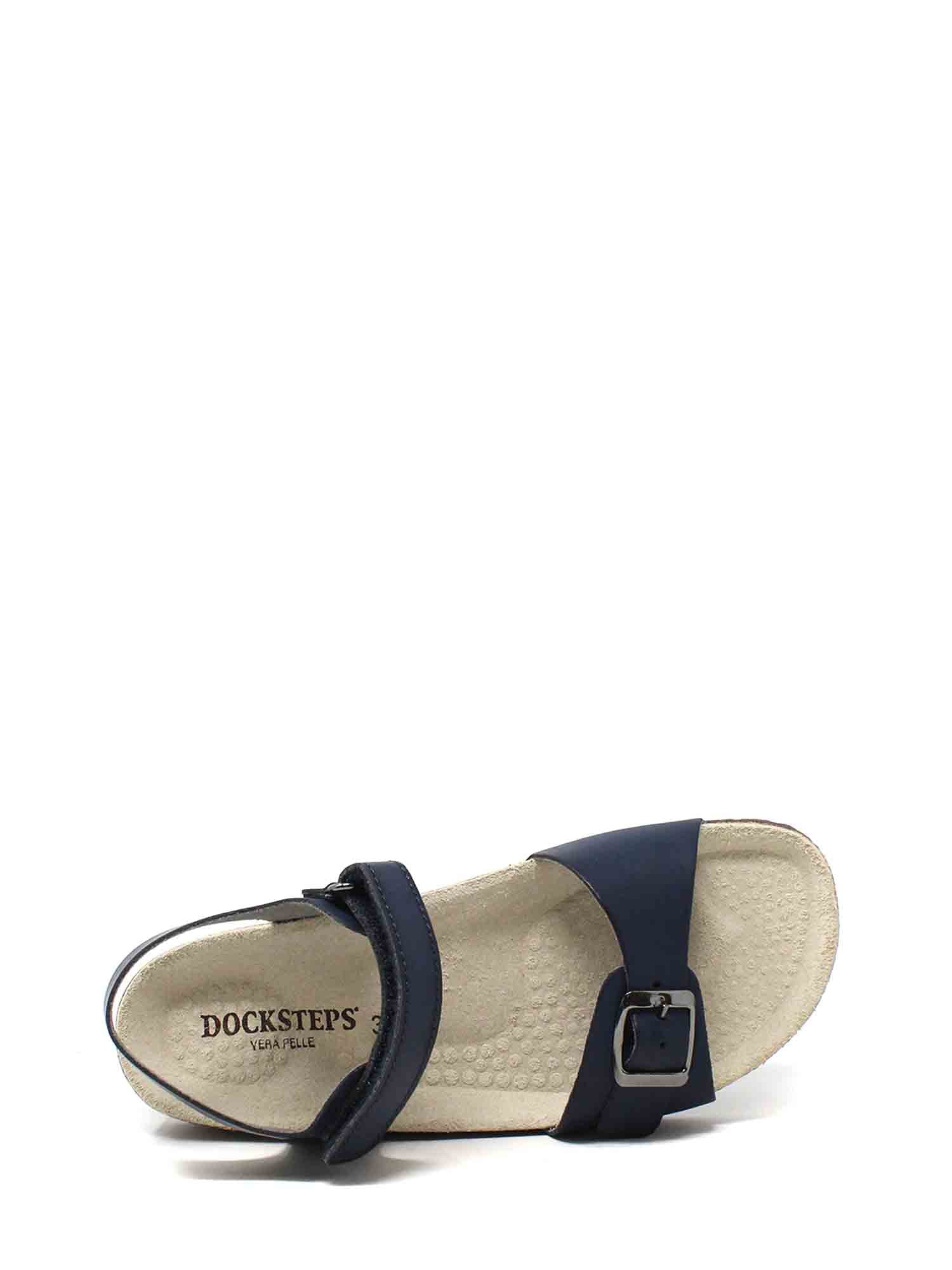 Sandali con strappi Blu Docksteps