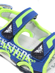 Sandali con strappi Blu Docksteps