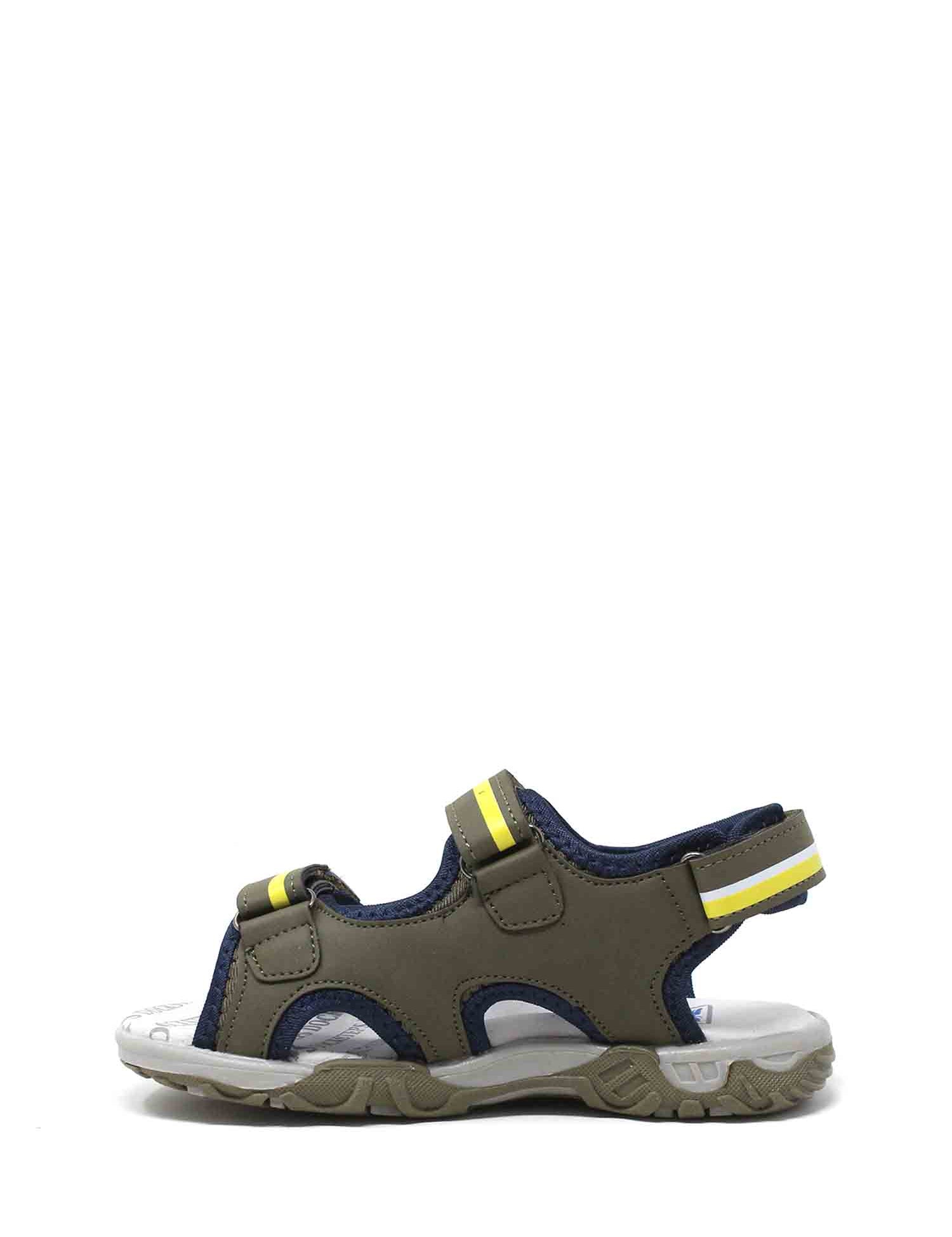 Sandali con strappi Verde Docksteps