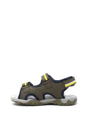 Sandali con strappi Verde Docksteps