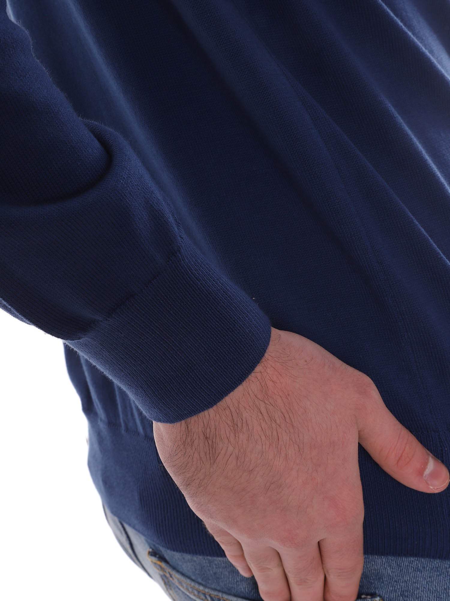 Maglioncini Blu Denim Borgoni Milano