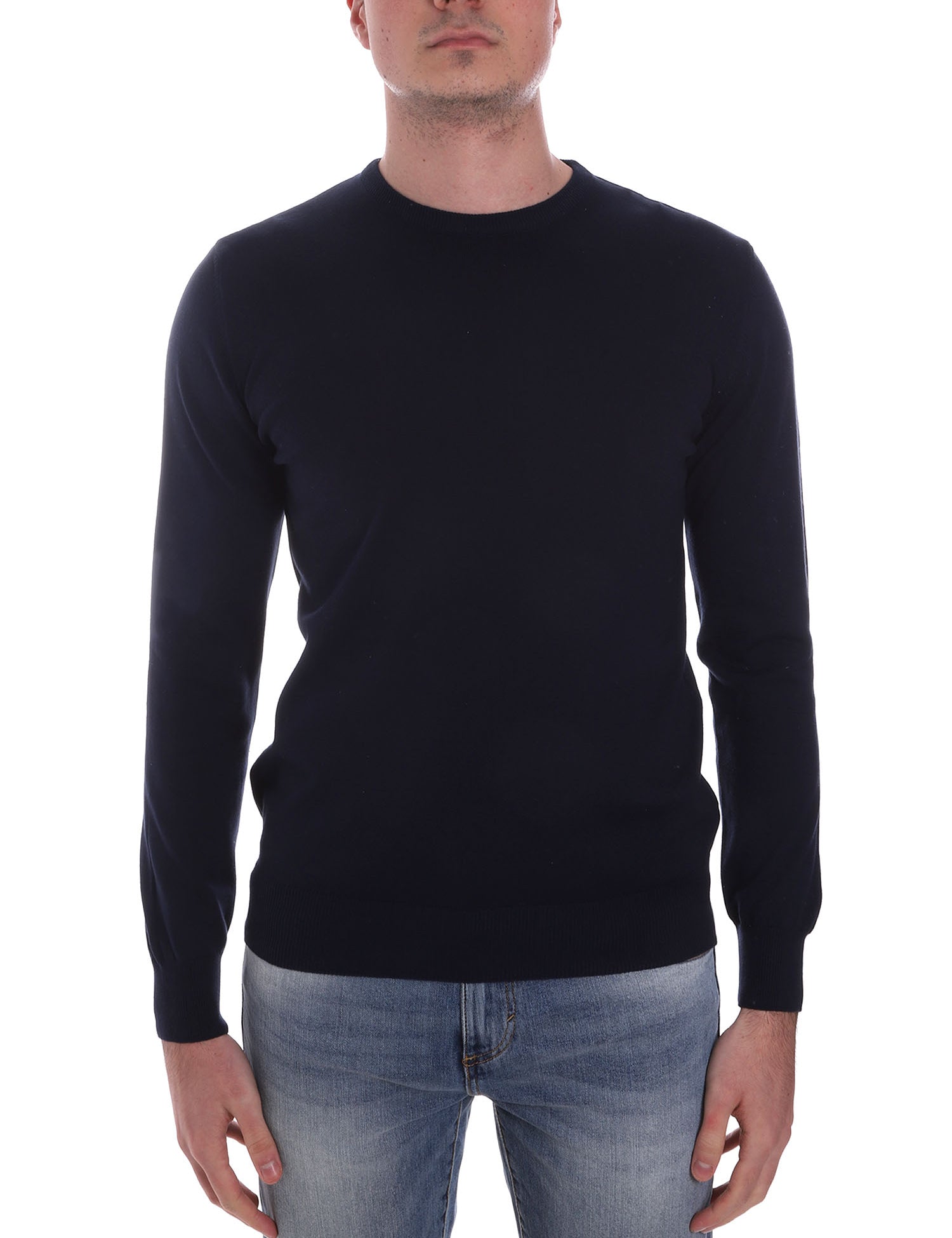 Maglioncini Blu Navy Borgoni Milano