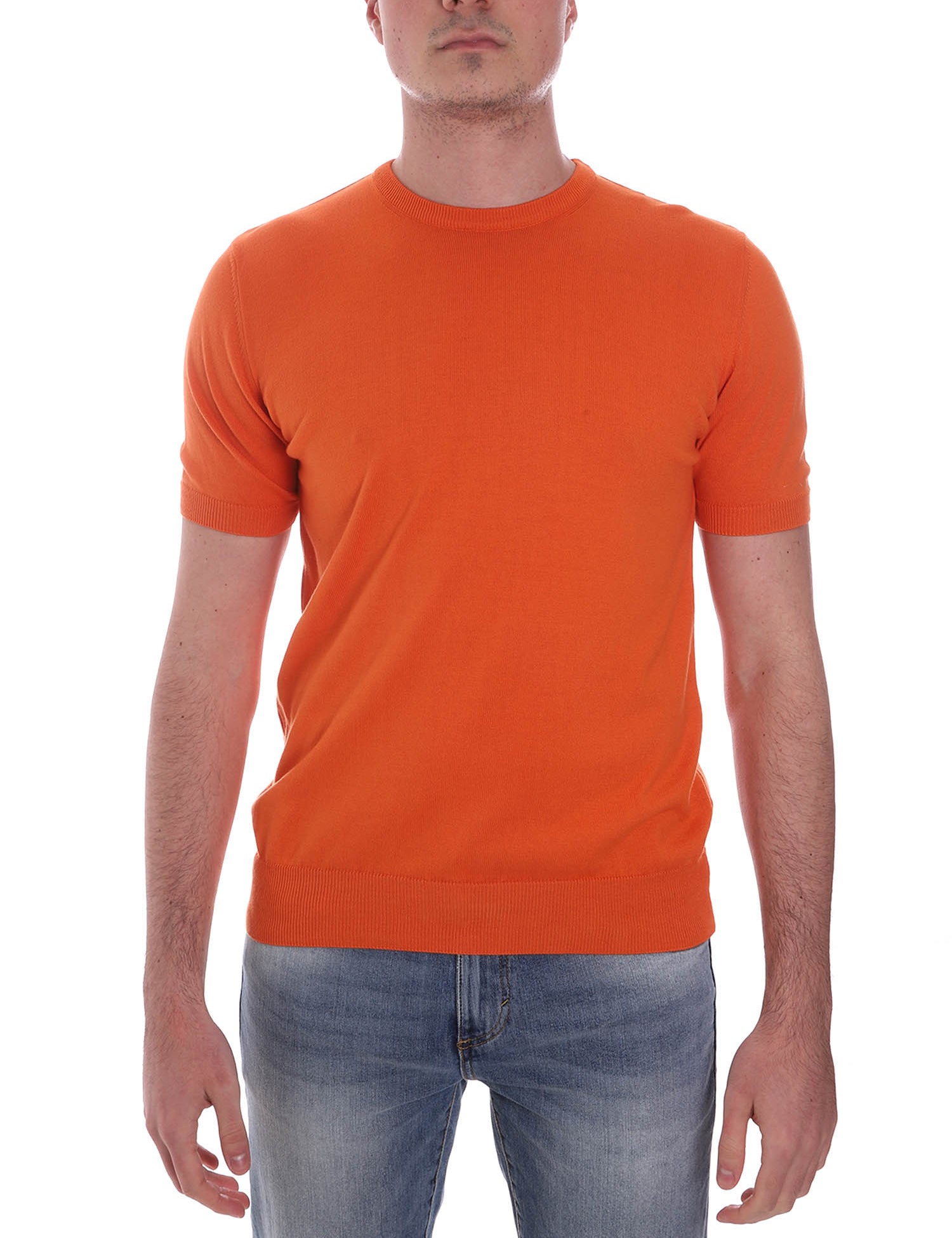 T-shirt Arancio Borgoni Milano
