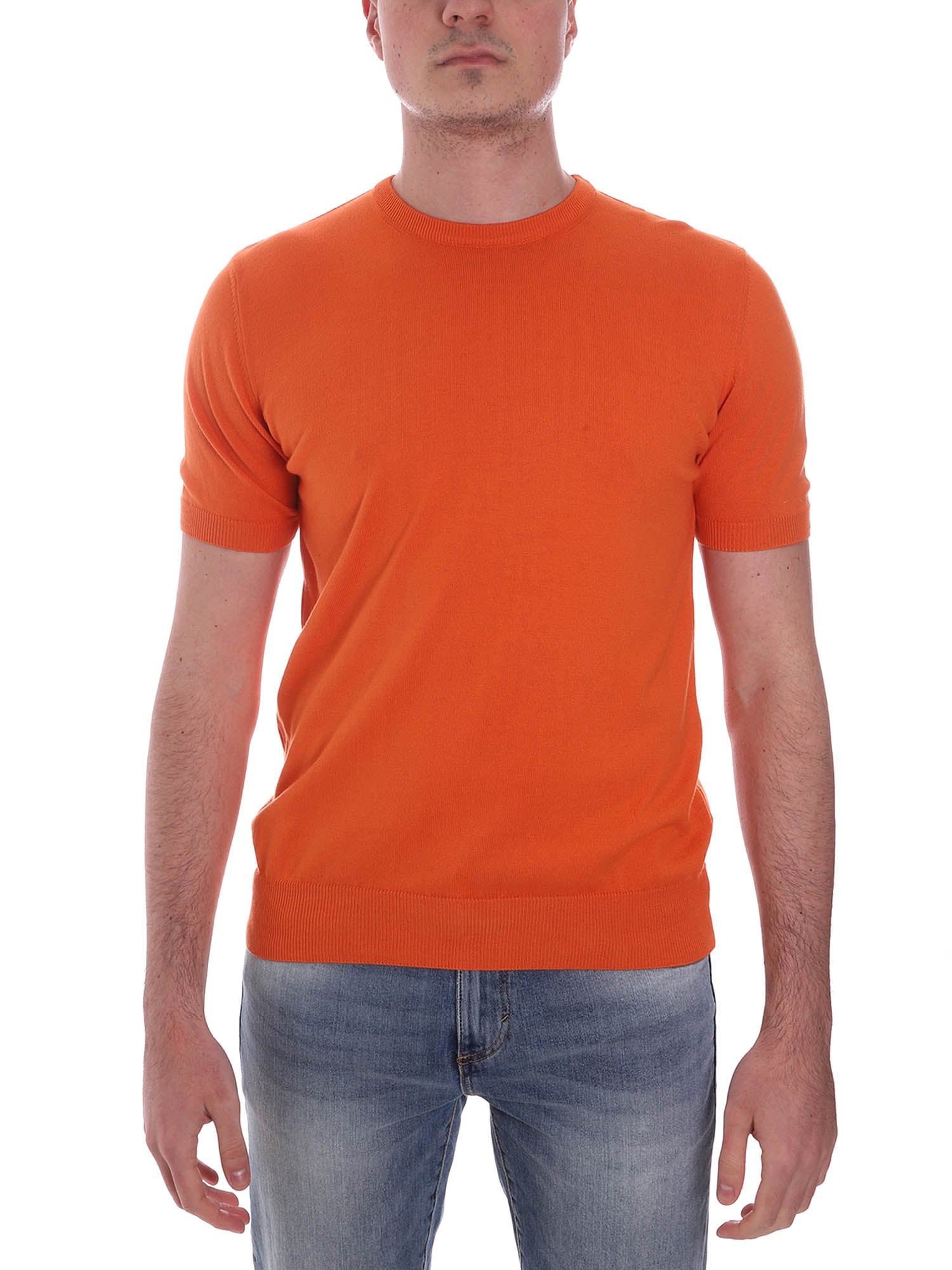 T-shirt Arancio Borgoni Milano