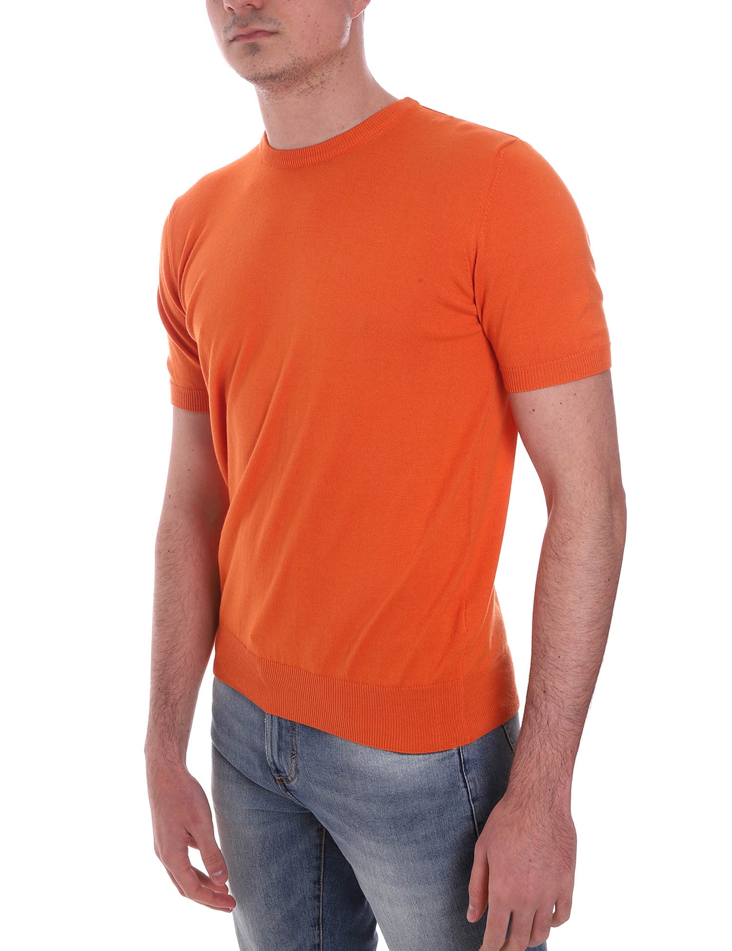T-shirt Arancio Borgoni Milano