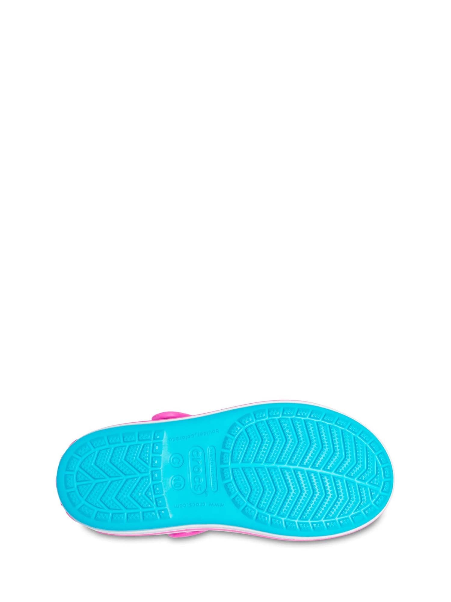 Sandali con strappi Blu Celeste Crocs