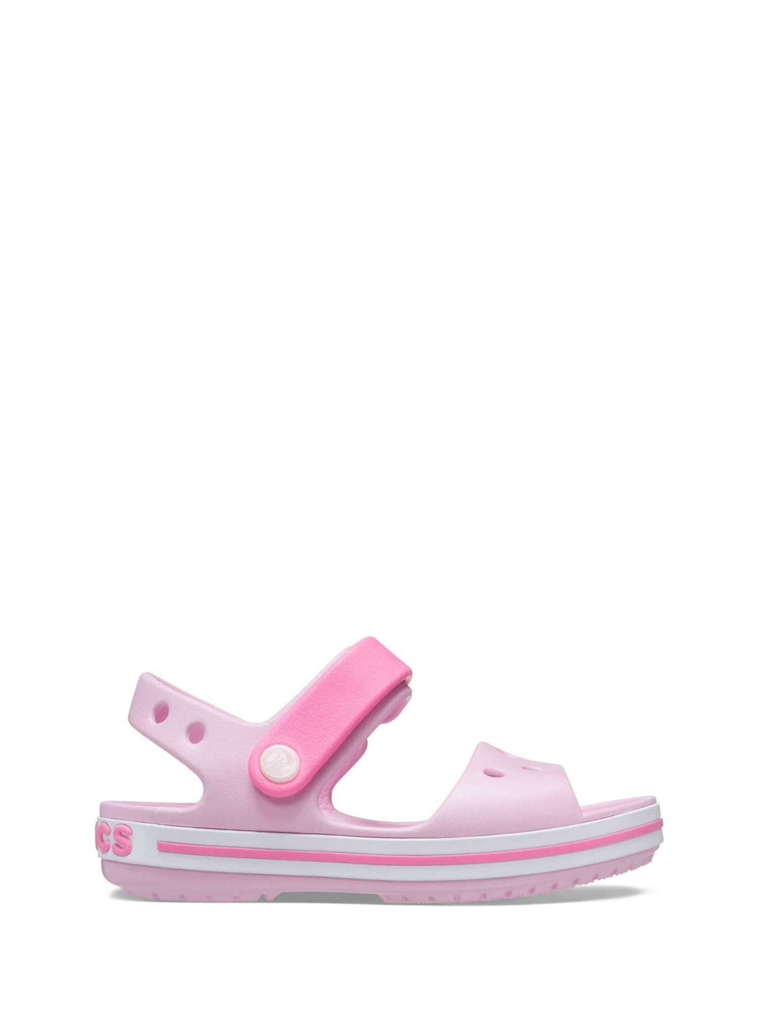 Sandali con strappi Rosa Crocs