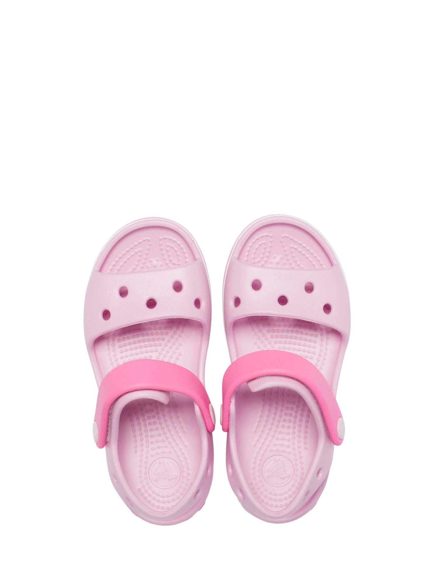 Sandali con strappi Rosa Crocs