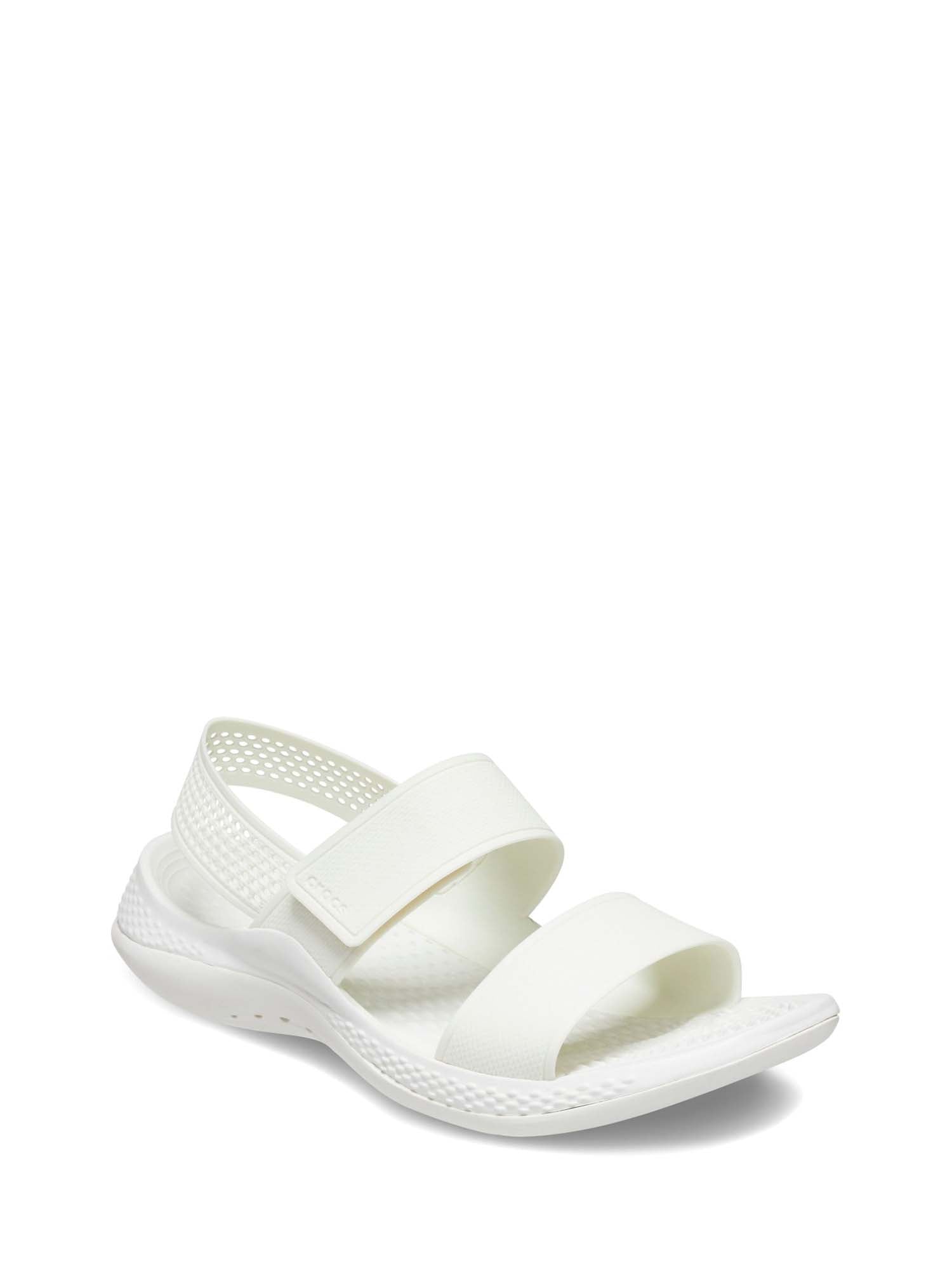 Sandali con strappi Bianco Crocs