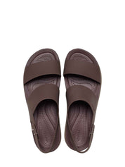 Sandali zeppa Marrone Crocs