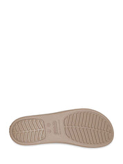 Sandali zeppa Marrone Crocs