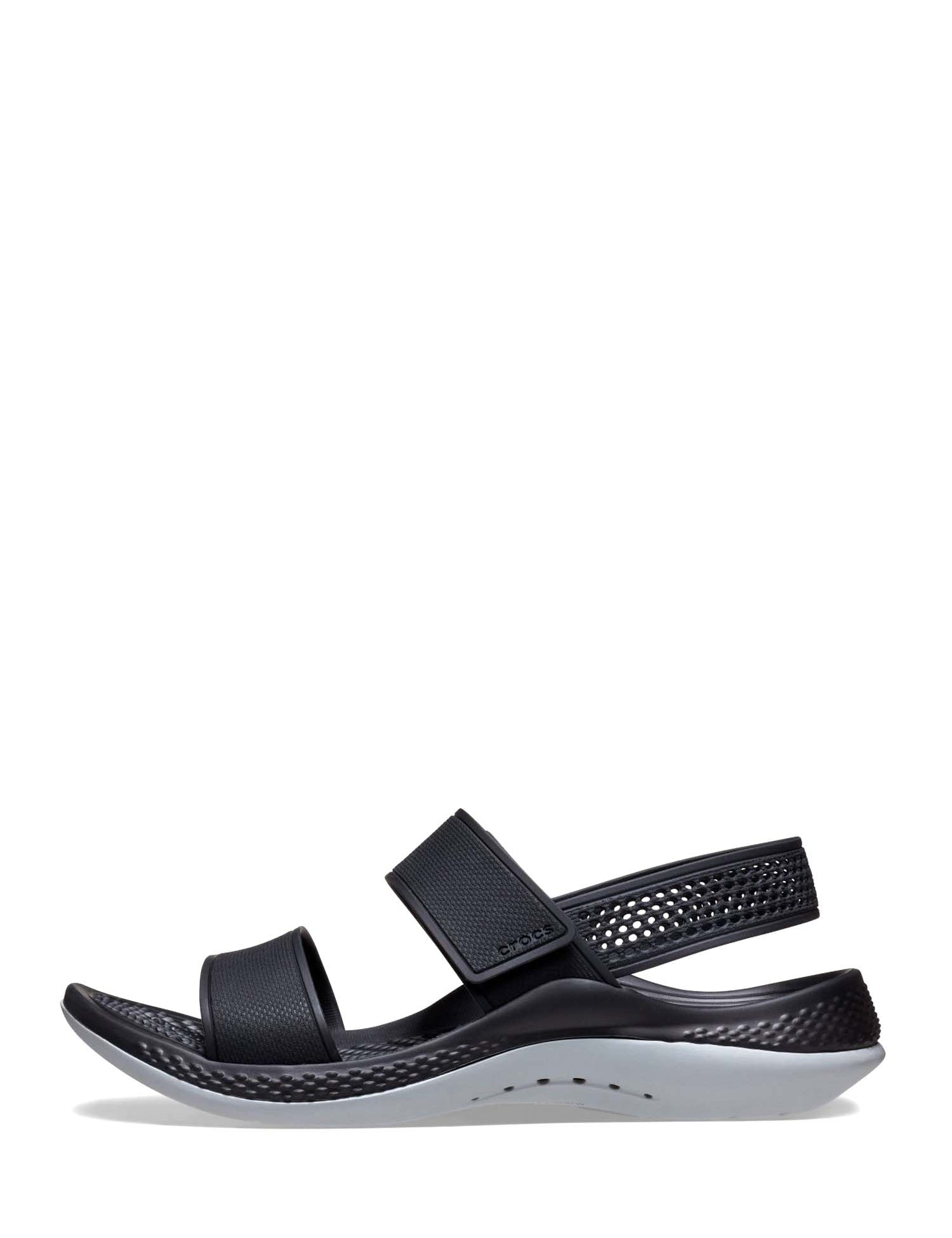 Sandali con strappi Nero Crocs