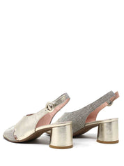 Sandali tacco Dorato Soffice Sogno