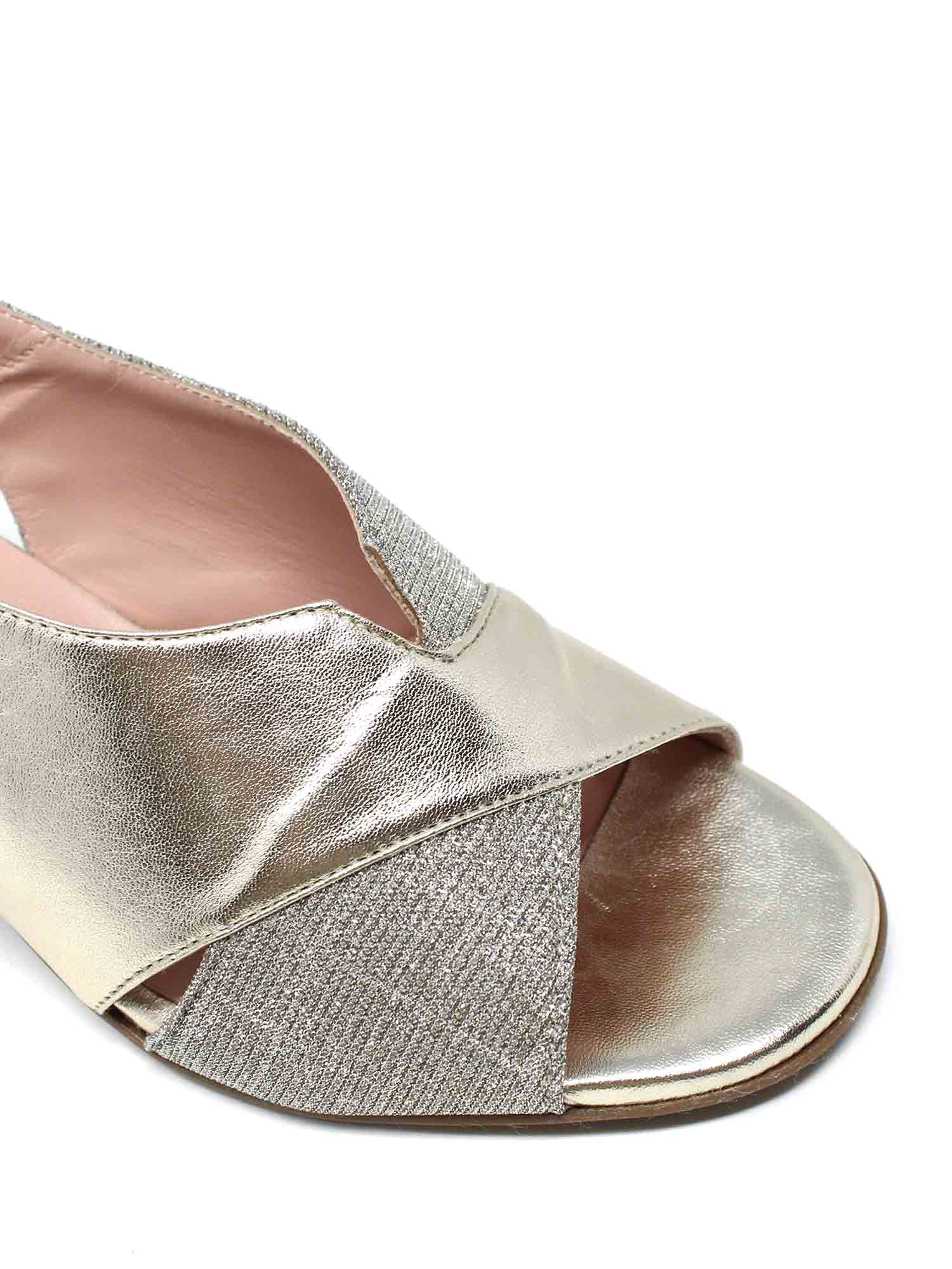 Sandali tacco Dorato Soffice Sogno