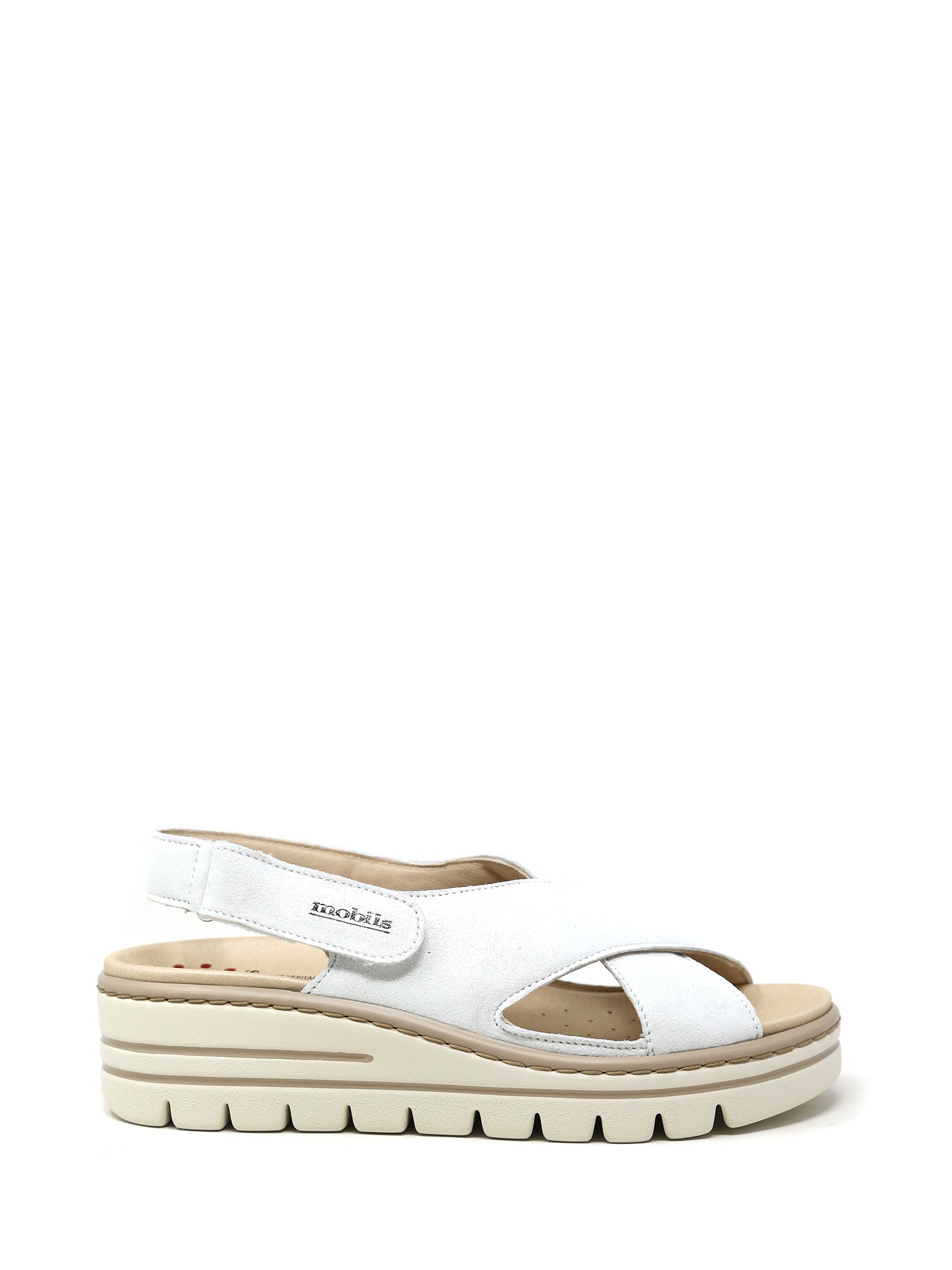 Sandali zeppa Bianco Mephisto