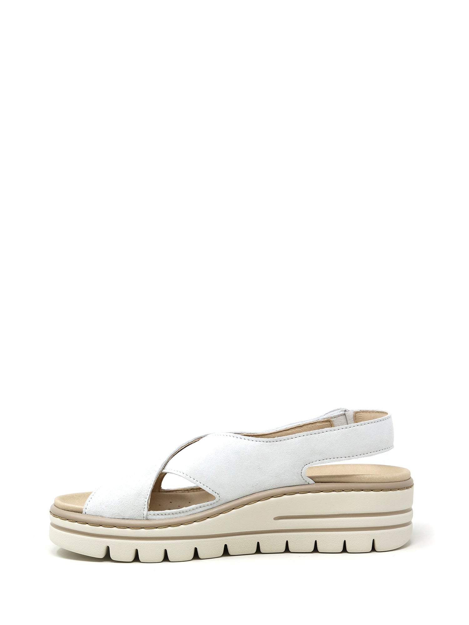 Sandali zeppa Bianco Mephisto