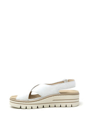 Sandali zeppa Bianco Mephisto