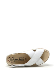 Sandali zeppa Bianco Mephisto