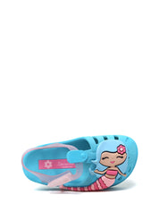 Sandali con strappi Blu Chiaro Ipanema