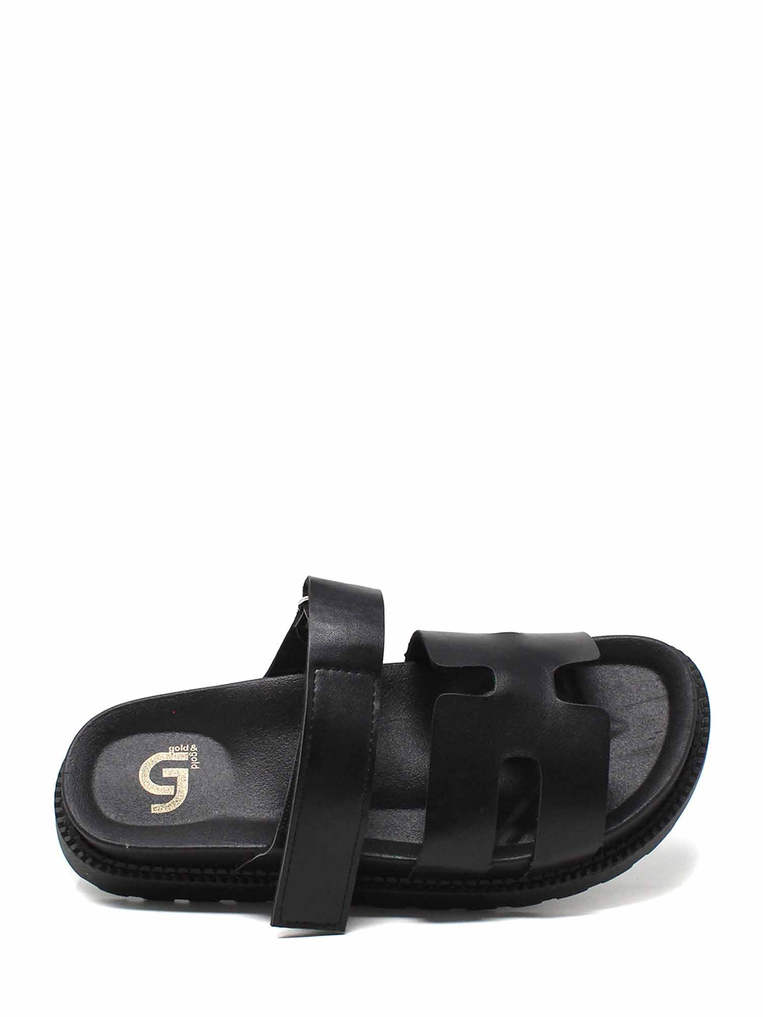 Ciabatte Nero Gold&gold