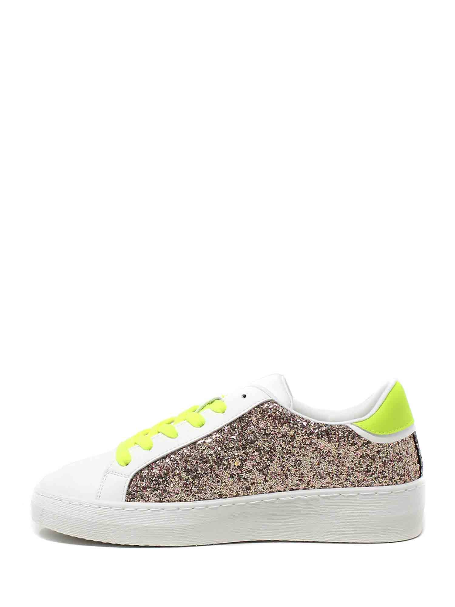 Sneakers Bianco Gold&gold