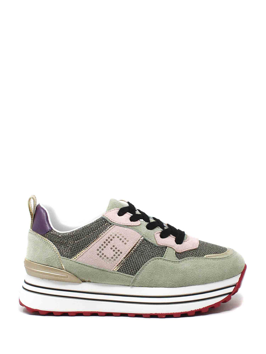 Sneakers Verde Gold&gold