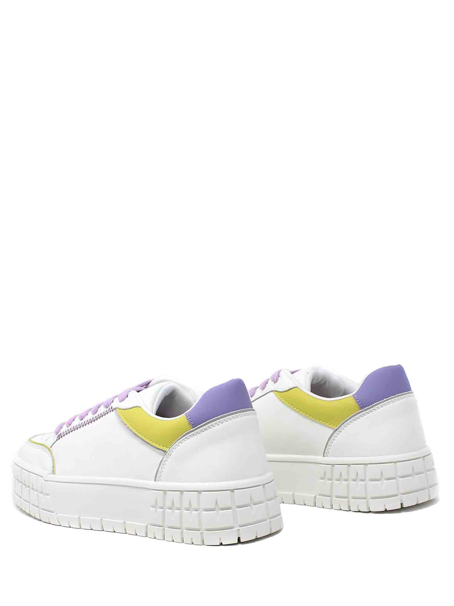 Sneakers Bianco Gold&gold