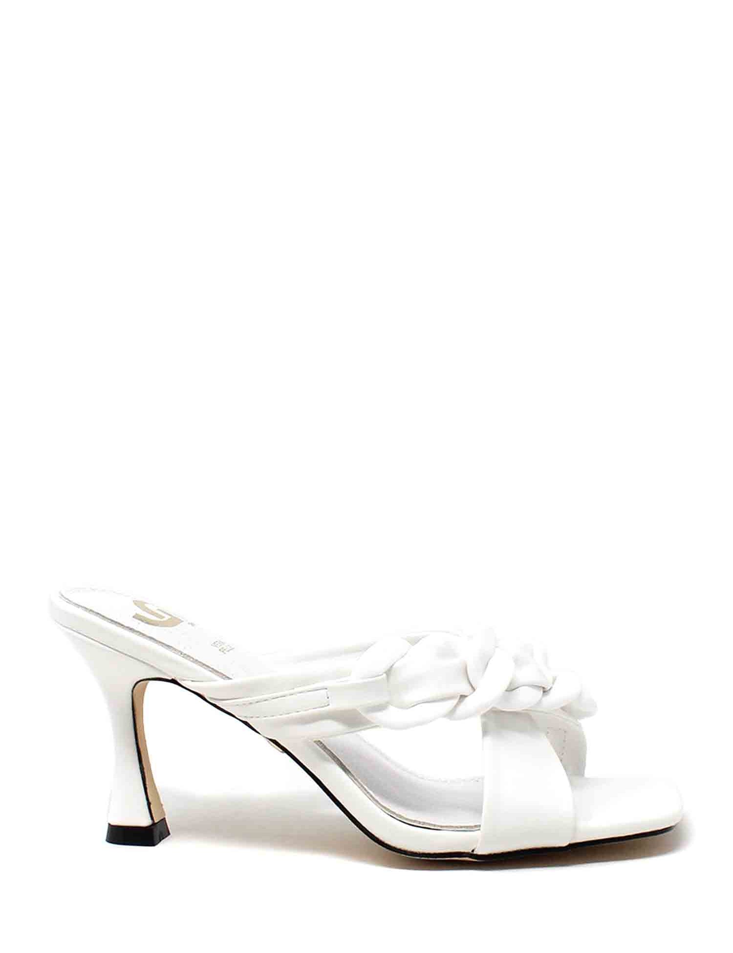 Sandali tacco Bianco Gold&gold
