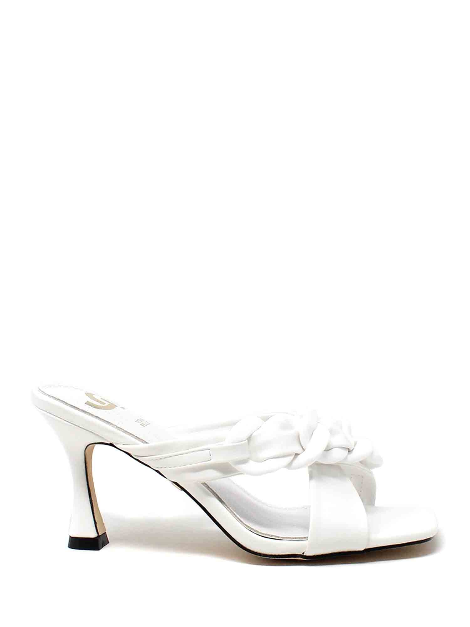 Sandali tacco Bianco Gold&gold