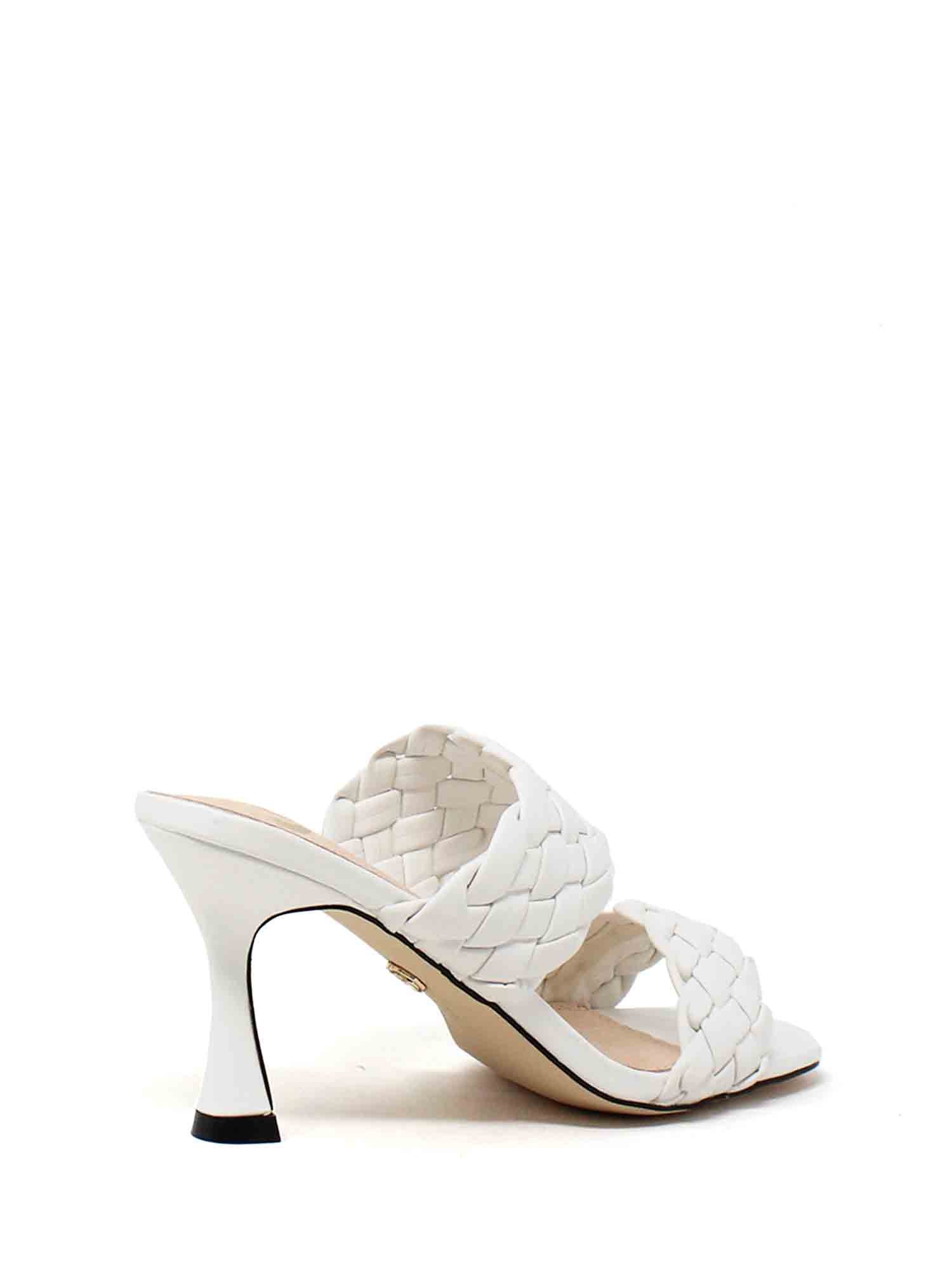 Sandali tacco Bianco Gold&gold