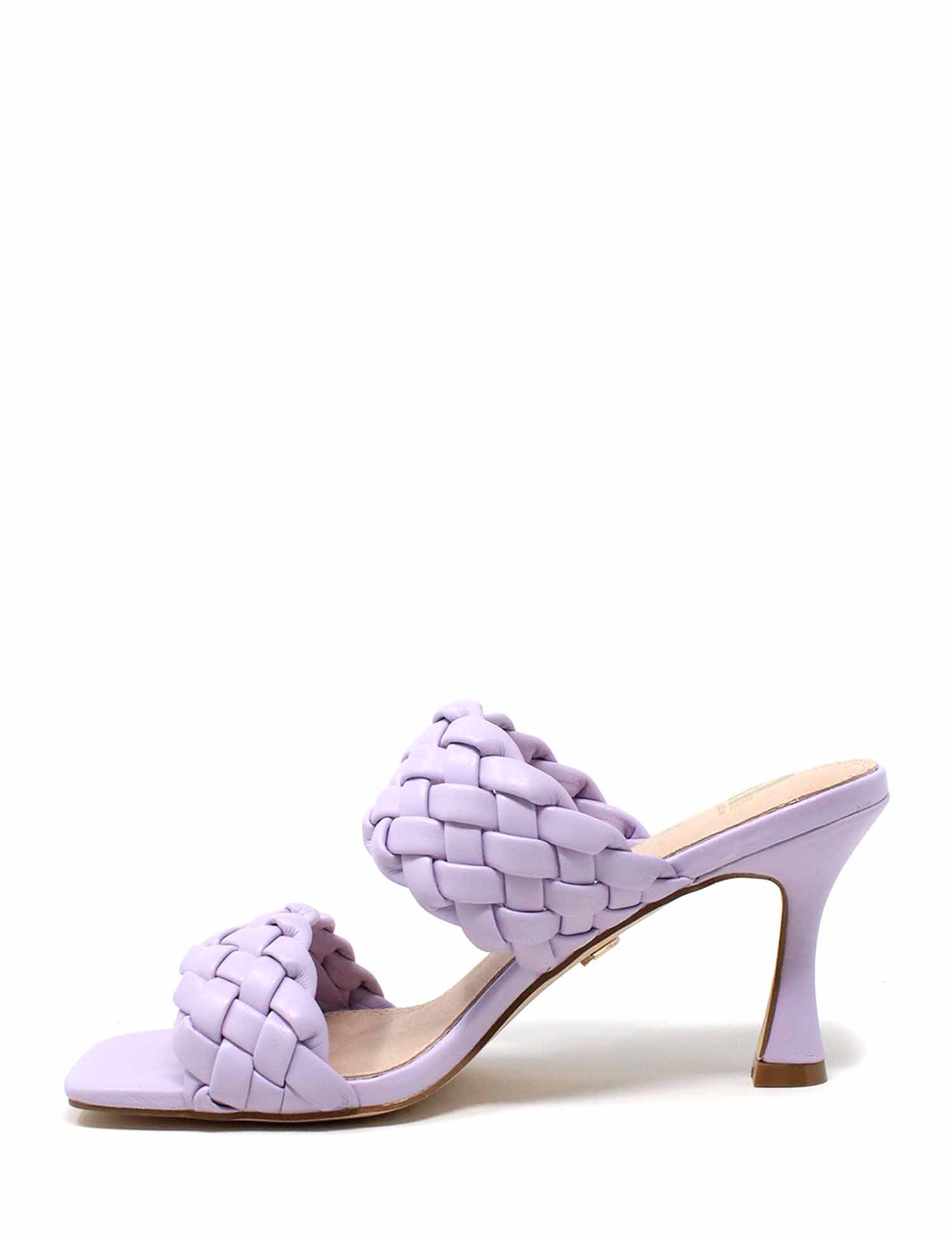 Sandali tacco Viola Gold&gold