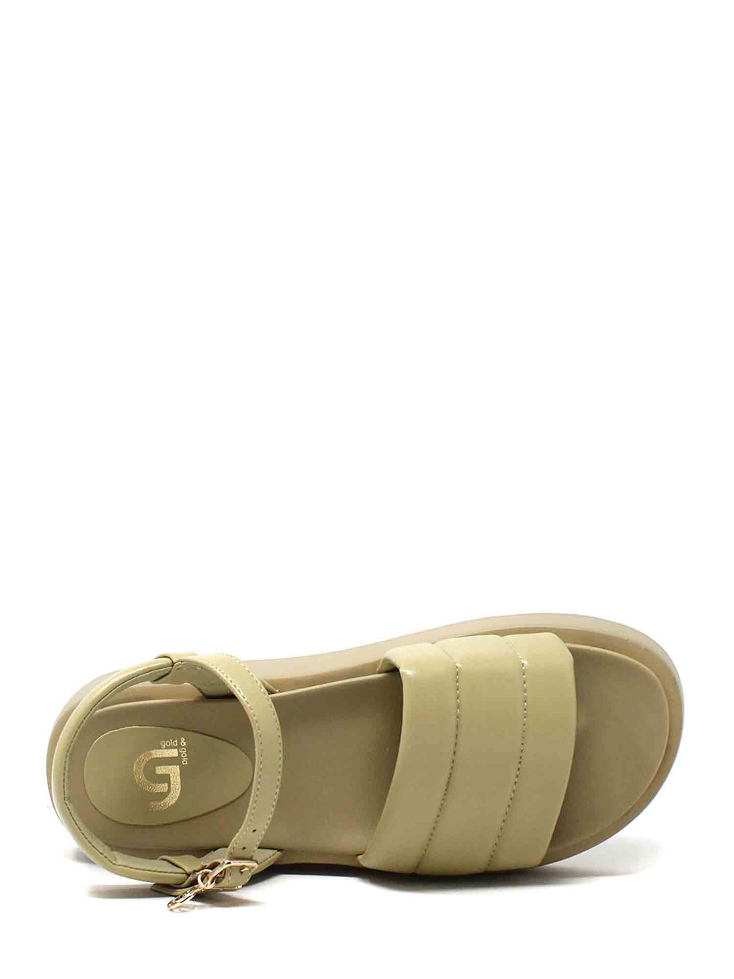 Sandali Verde Gold&gold