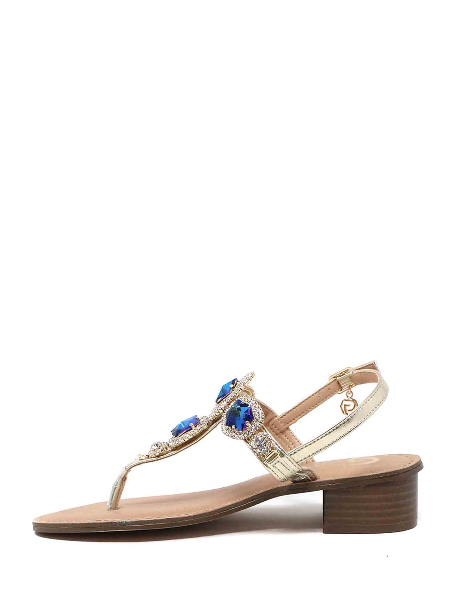 Sandali tacco Dorato Gold&gold