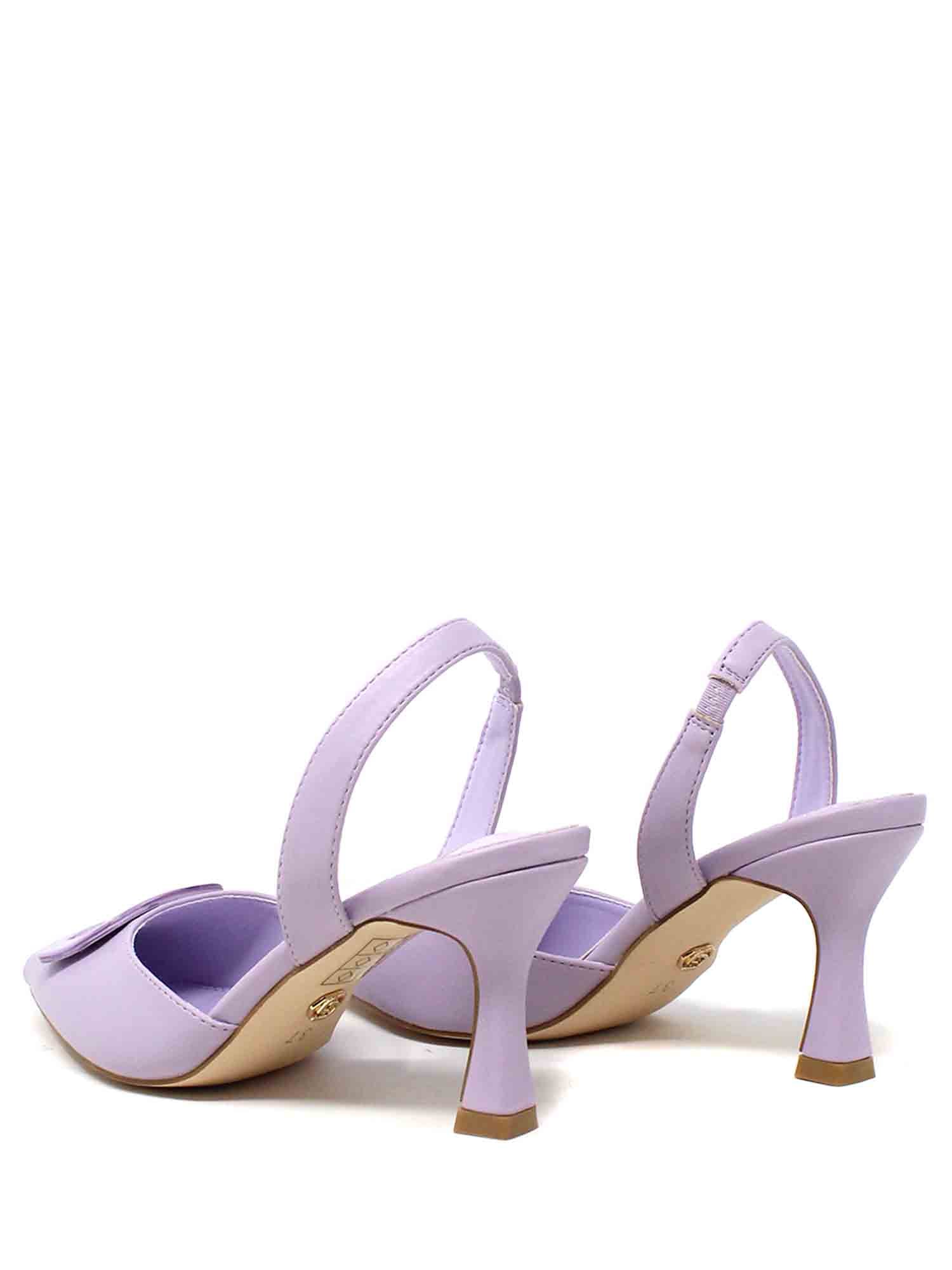 Sandali tacco Viola Gold&gold
