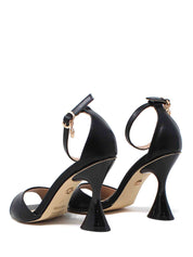 Sandali tacco Nero Gold&gold