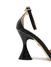 Sandali tacco Nero Gold&gold