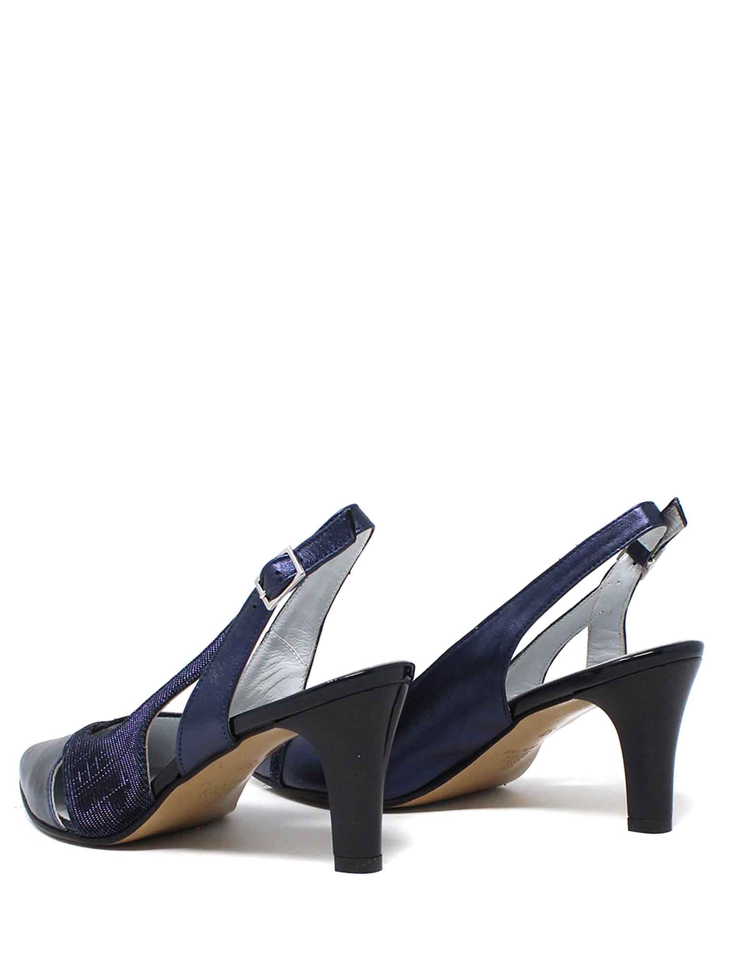 Sandali tacco Blu Soffice Sogno