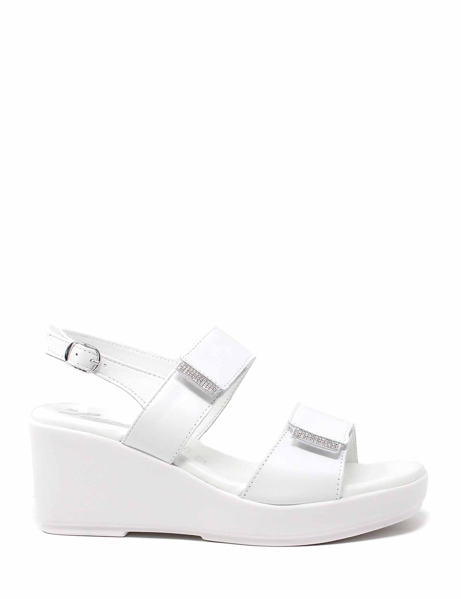 Sandali zeppa Bianco Susimoda