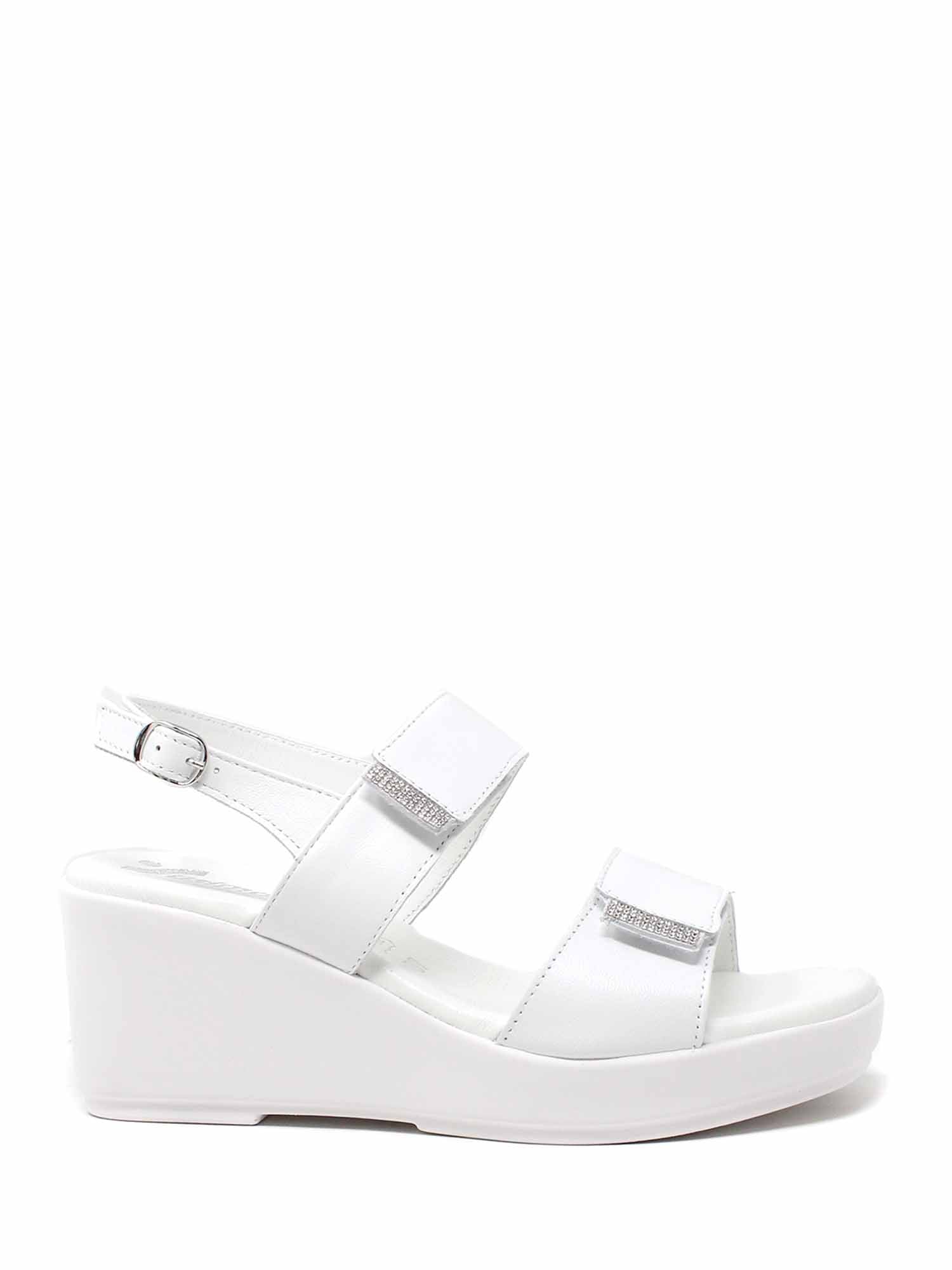 Sandali zeppa Bianco Susimoda