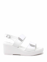 Sandali zeppa Bianco Susimoda