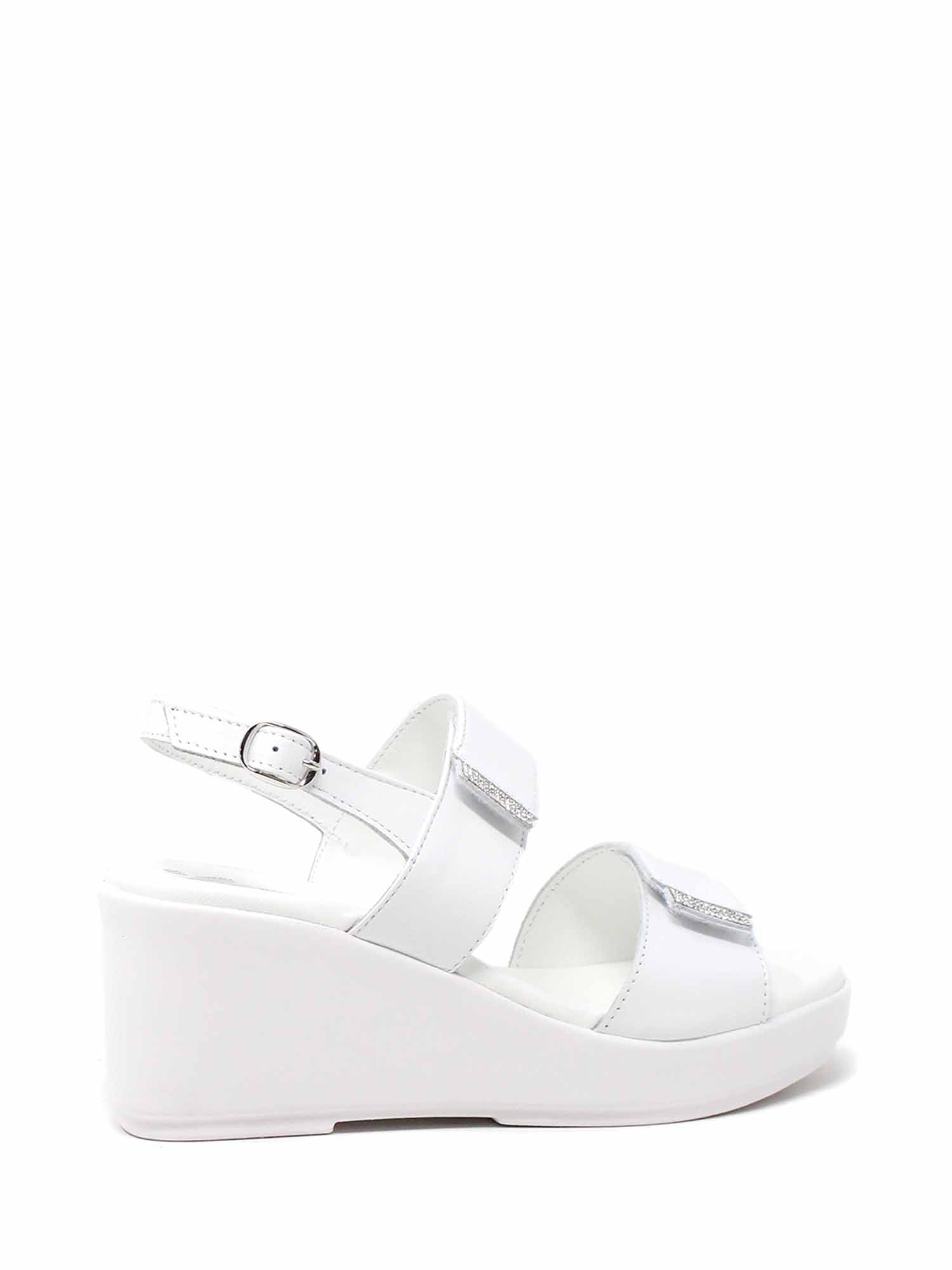 Sandali zeppa Bianco Susimoda