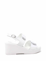 Sandali zeppa Bianco Susimoda