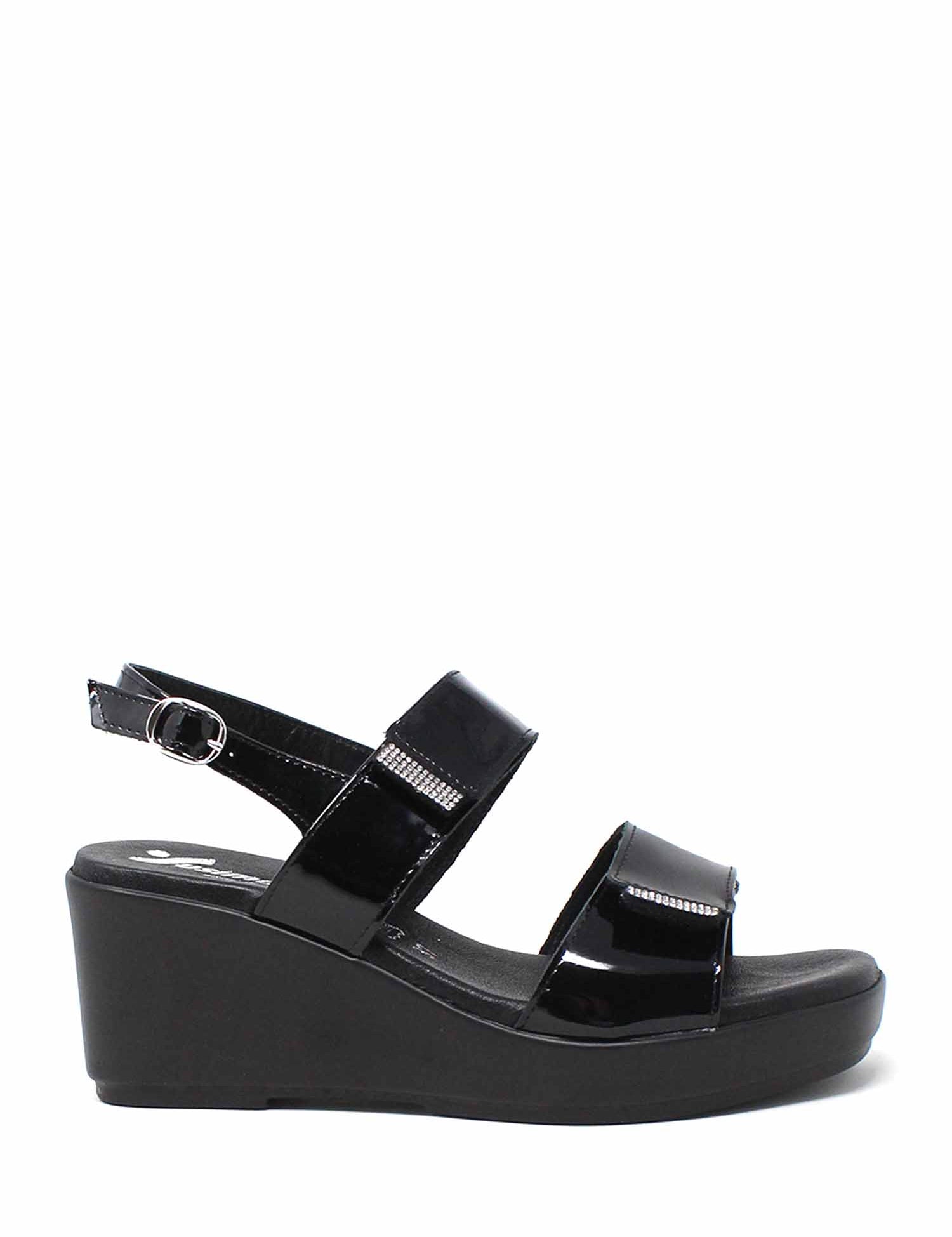 Sandali zeppa Nero Susimoda