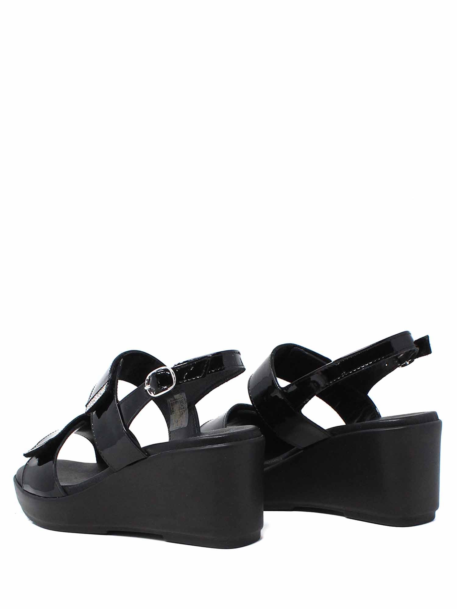 Sandali zeppa Nero Susimoda