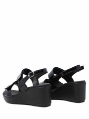 Sandali zeppa Nero Susimoda