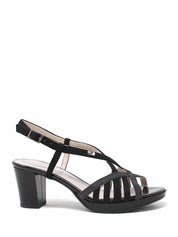 Sandali tacco Nero Cam Valleverde