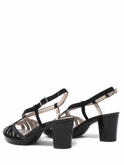 Sandali tacco Nero Cam Valleverde