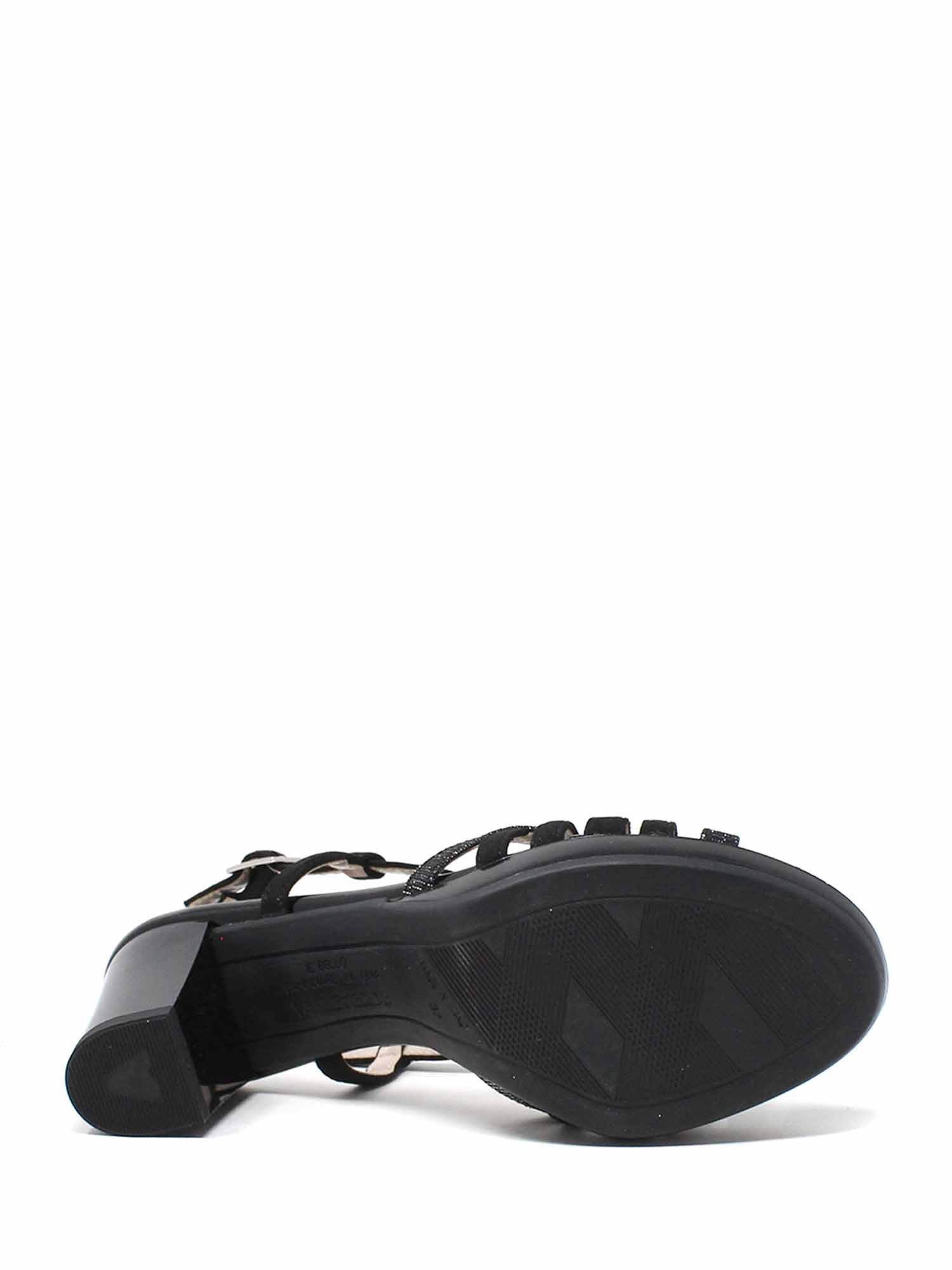 Sandali tacco Nero Cam Valleverde